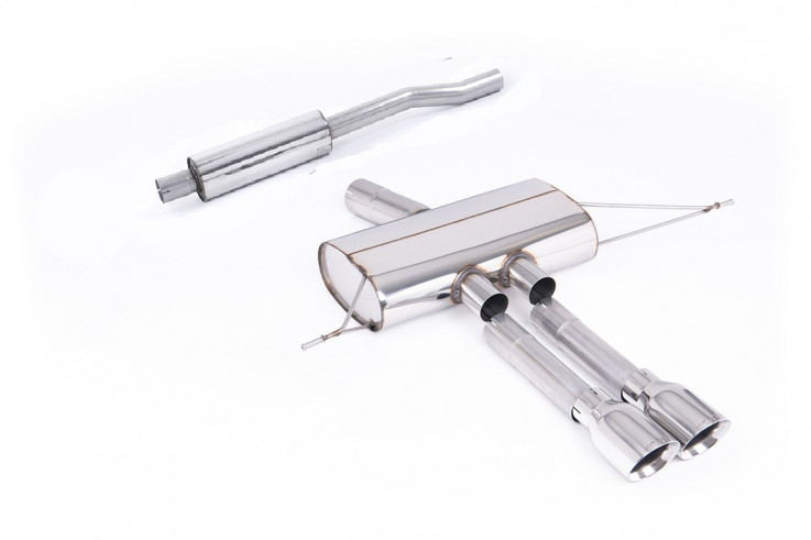 Sportovní výfuk GPF-Back Mini Cooper S F66 2.0T B48 Milltek Sport - S rezonátorem / Leštěné koncovky