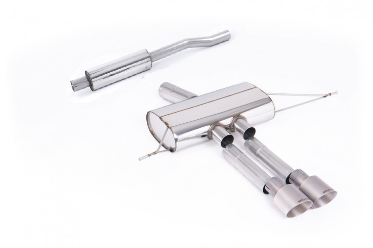 Sportovní výfuk GPF-Back Mini Cooper S F66 2.0T B48 Milltek Sport - S rezonátorem / Titanové koncovky