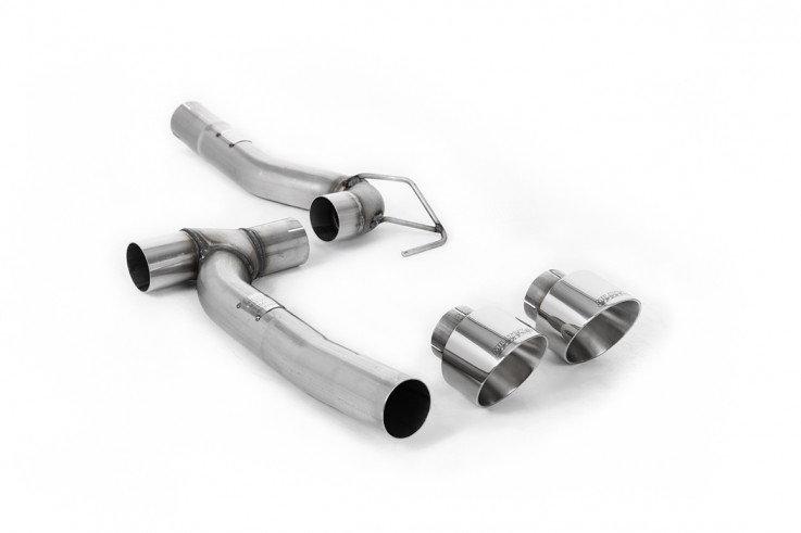 Koncovky výfuku Ford Fiesta mk8 1.0T EcoBoost 100hp / 125hp / 140hp Milltek Sport - Leštěné