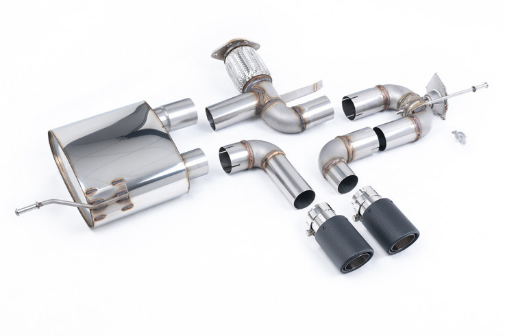 Catback výfuk Alpine A110S 1.8TCe Milltek Sport - Karbonové koncovky