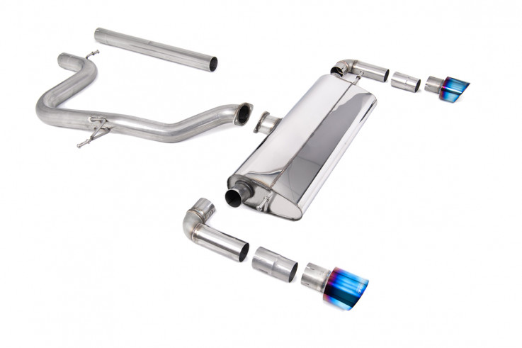 Catback exhaust Cupra Leon R 310hp Milltek Sport - Burnt titanium tips