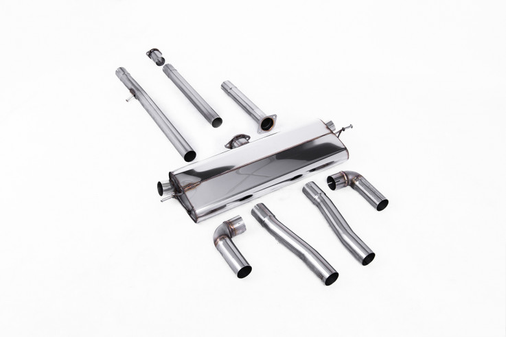 Catback exhaust Octavia 4 RS 1.4 eTSI 180kW Milltek Sport - Non-Resonated