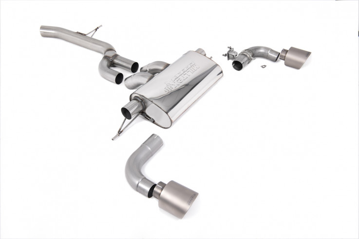 Milltek Sport Catback výfuk Toyota Supra A90 2.0T OPF/GPF - Titanové koncovky