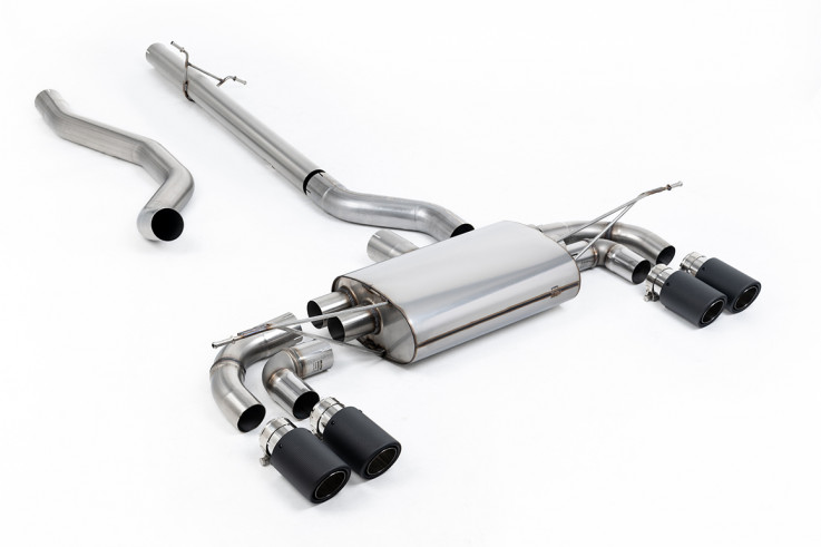 Milltek Sport Catback sportovní výfuk Land / Range Rover Defender 130 2.0T P300 P400e - Bez rezonátoru / Karbonové koncovky