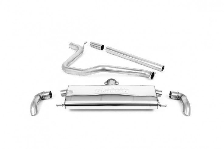 Catback sportovní výfuk Cupra Leon FR Hatchback 1,5 TSI 110kW / 150hp Milltek Sport - Hlasitější verze