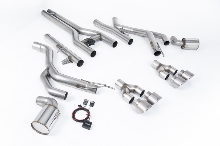 Milltek Sport Catback sportovní výfuk Dodge Challenger SRT Hellcat - Titanové koncovky