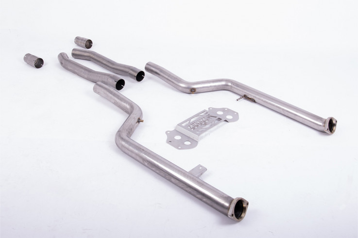 Náhrada (bypass) OPF/GPF filtru M3 & M3 Competition (G80/G81) Milltek Sport - hlasitější - pro OE Axle back výfuk