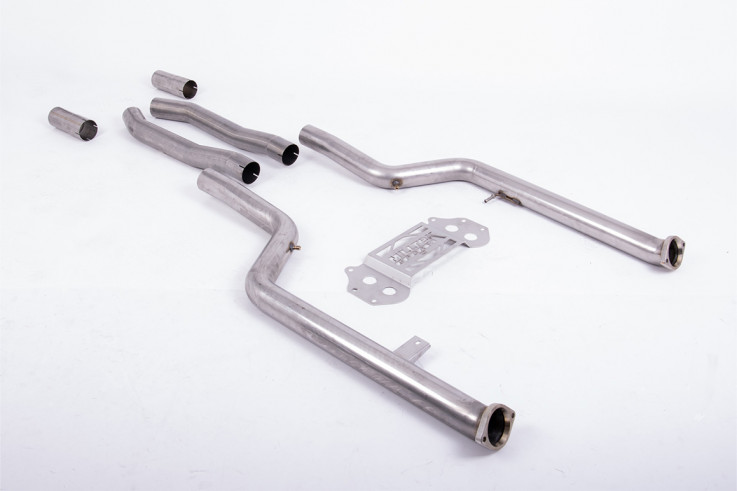 Náhrada (bypass) OPF/GPF filtru M3 & M3 Competition (G80/G81) Milltek Sport - hlasitější - pro Milltek Axle back výfuk