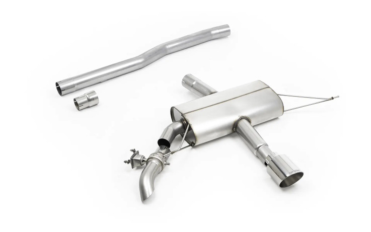 Milltek Sport OPF/GPF Back výfuk Mini JCW F66 2.0T B48 hlasitější s leštěnou koncovkou