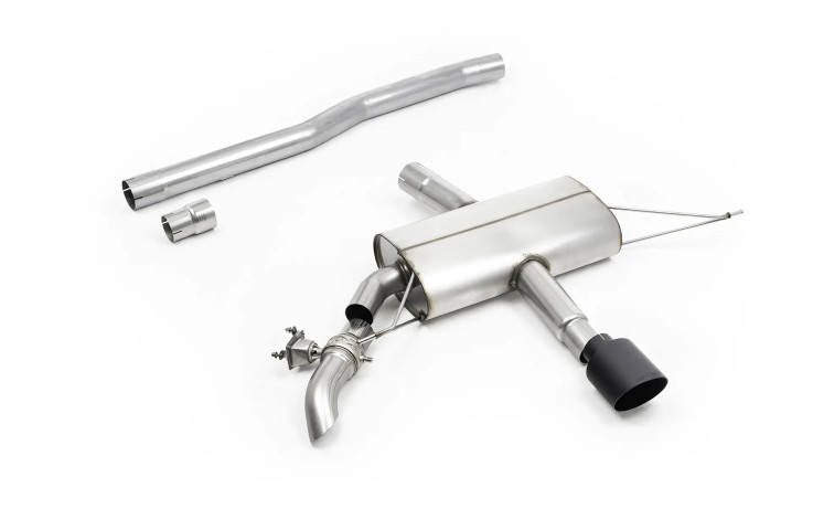 Milltek Sport OPF/GPF Back Exhaust for Mini JCW F66 2.0T B48 – Louder with Black Tip
