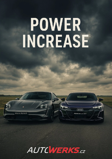 Zvýšení výkonu pro Porsche Taycan / Audi E-tron GT – všechny modely včetně RS / GTS / Turbo – Facelift