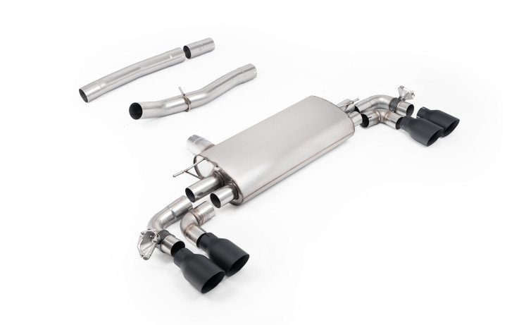 Valved OPF/GPF-back Exhaust BMW M135i xDrive F70 2024+ Milltek Sport - Black Tips
