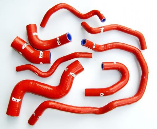 Set silikonových hadic pro 2,0TFSI Škoda SEAT AUDI VW FMKC010 Forge Motorsport - Červené