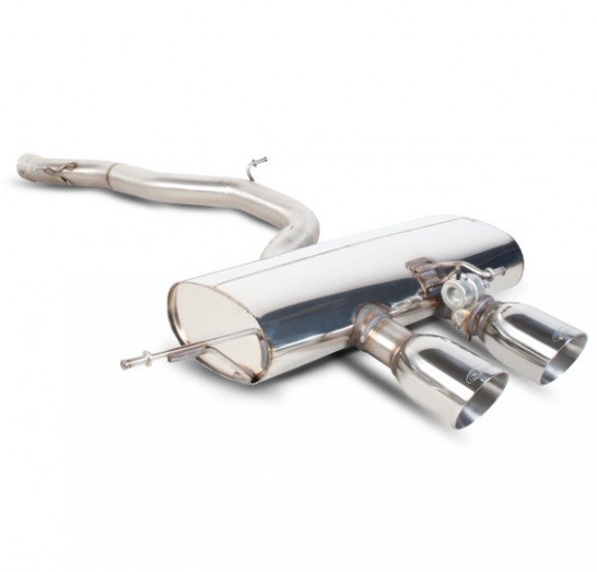 Catback výfuk VW Golf 6 R 2.0 TFSI Scorpion Exhausts - Bez rezonátoru