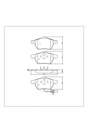 TAROX - Brzdové destičky zadní Škoda Superb