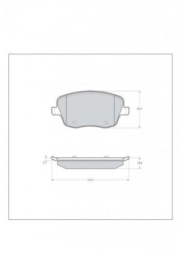 TAROX - Brzdové destičky přední SEAT Ibiza 6L 1,8T / 1,9 TDI - Strada