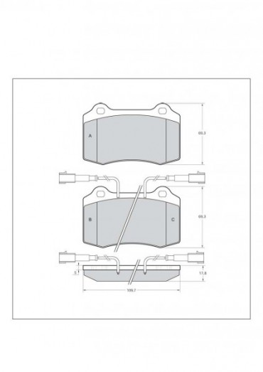 TAROX - Brzdové destičky přední SEAT Leon Cupra R 1,8T Brembo brzdiče - Strada