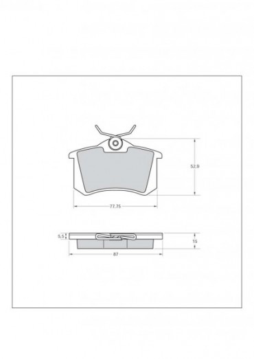TAROX - Brzdové destičky zadní VW Golf 6 GTI & GTD & R - Corsa