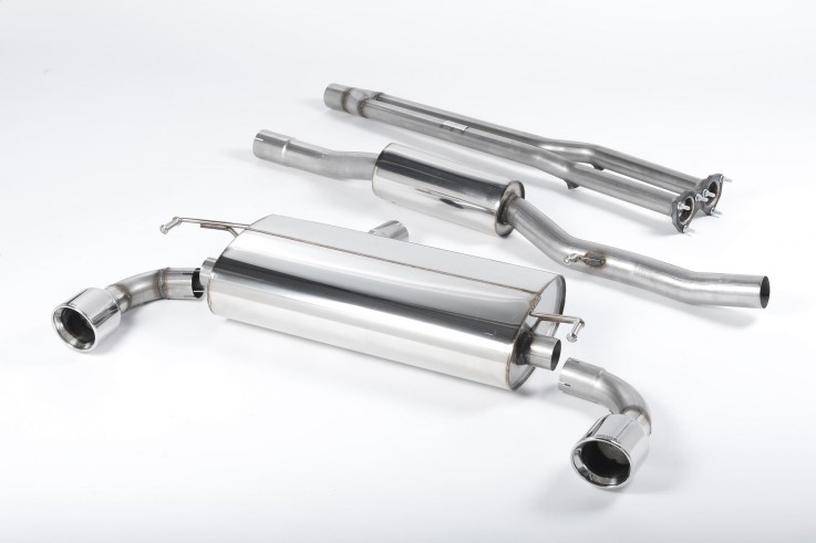 Catback Exhaust VW Golf 4 R32 3,2 VR6 Milltek Sport  - resonated / GT100 tips