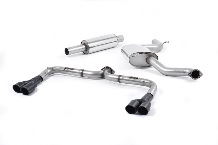 Catback Exhaust Seat Leon Cupra 280 a 290 2.0 TSI Milltek Sport  - non resonated / twin round black tips