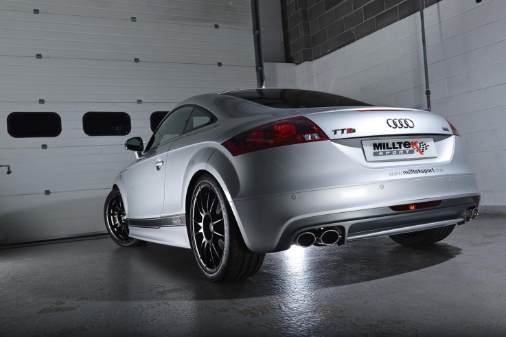 Catback výfuk AUDI TTS 2.0 TFSI Milltek Sport - s rezonátorem