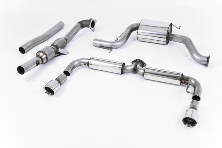 Turboback Exhaust VW Golf 6 GTI EDICE 35 2,0 TSI Milltek Sport - With Catalyst / Resonated / polished tips