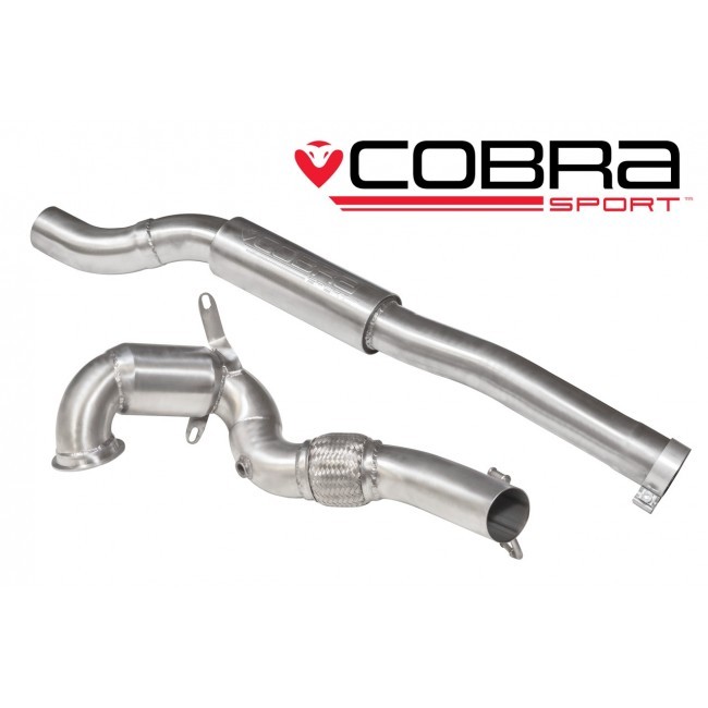 Cobra Sport Downpipe AUDI TTS (8S) Quattro - with sports catalyst