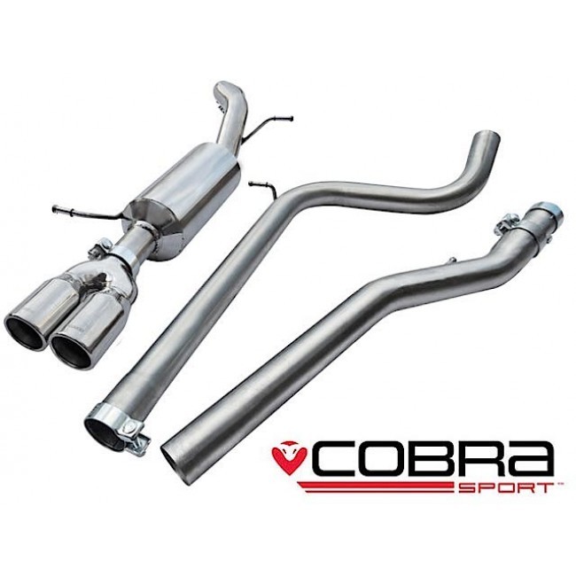 Cobra Sport Cat Back exhaust ŠKODA Fabia (5J) VRS - non-resonated / YTP4 tips
