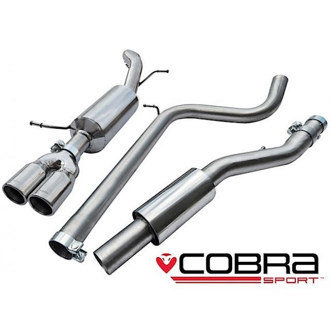 Cobra Sport Cat Back exhaust ŠKODA Fabia (5J) VRS - resonated / YTP18 tips