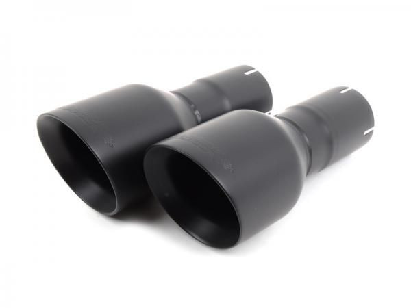Catback výfuk VW Scirocco GT 2.0 TSI Milltek Sport - s rezonátorem / černé kulaté koncovky R-style