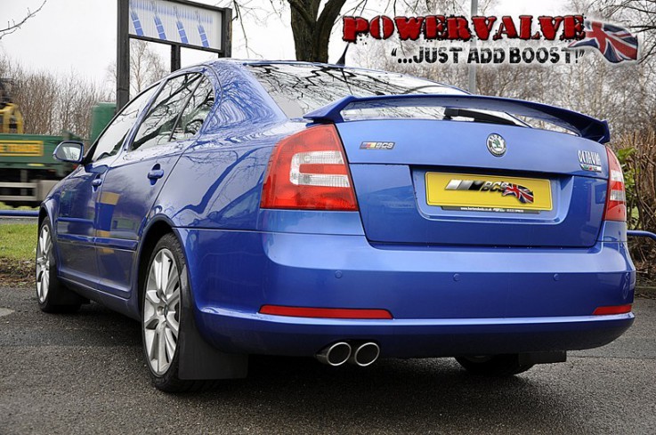 BCS Automotive Turbo Back výfuk Škoda Octavia II RS 2,0 TFSI & TSI - Prestige Cat 200