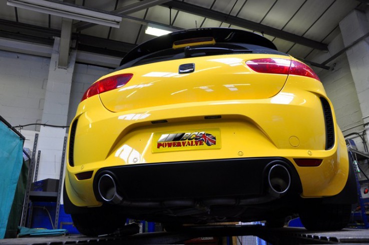 BCS Automotive Turbo Back Powervalve výfuk SEAT Leon FR 2,0 TFSI - Sport De-Cat