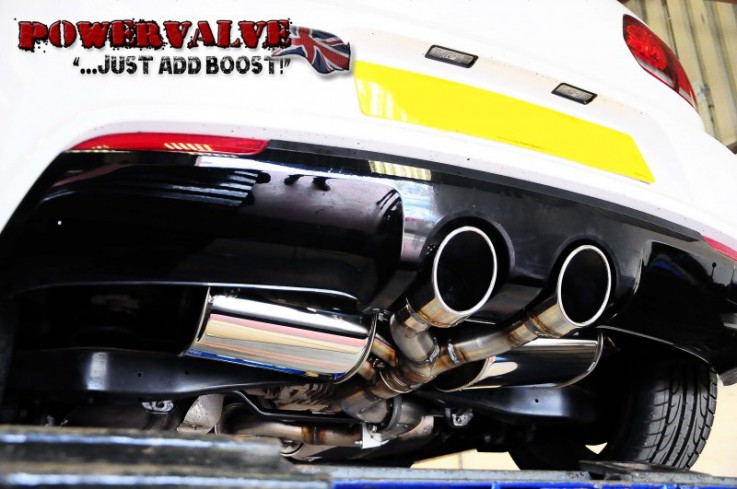 BCS Automotive Turbo Back Powervalve výfuk VW Golf 6 R 2,0 TSI 195kW - Sport De-Cat