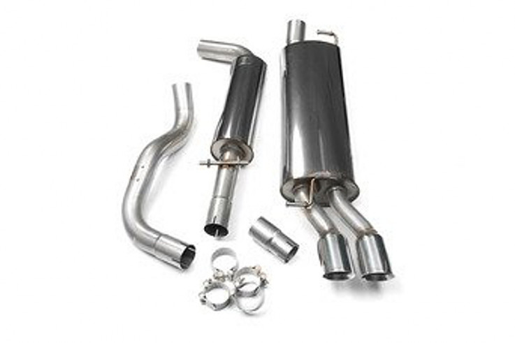 Catback výfuk SEAT Leon Cupra 1.9 TDI Milltek Sport - s rezonátorem / leštěné koncovky