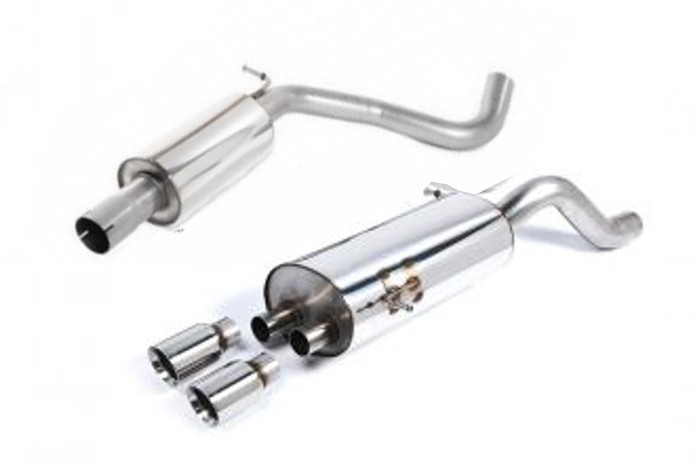 Catback výfuk SEAT Ibiza 6L FR 1.8 T Milltek Sport - s rezonátorem / leštěná dvojitá koncovka