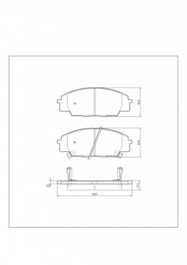 TAROX - Brzdové destičky přední Honda Civic Type R FN2 - Competizione