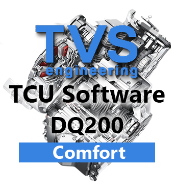 TVS Engineering Stage 2+ Performance & Drivability software řídící jednotky 7°DSG převodovky DQ200