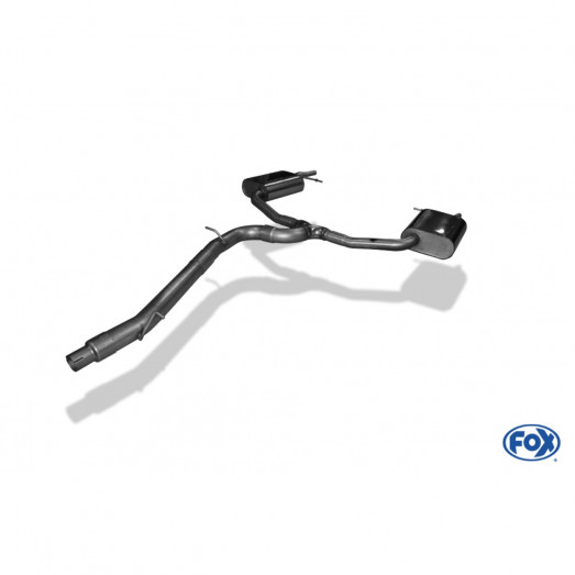 Catback výfuk Škoda Octavia III RS 4x4 2,0 TDI Fox Exhaust