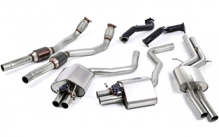 Turboback výfuk ROAD+ AUDI RS6 a RS7 C7 4.0 TFSI Milltek Sport - s katalyzátorem / s rezonátorem