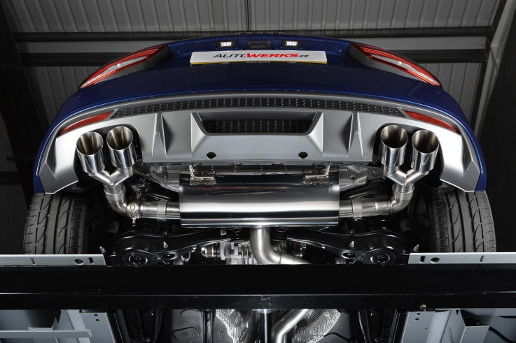 Klapkový catback výfuk AUDI S1 8X 2.0 TFSI quattro Milltek Sport - bez rezonátoru / leštěné kulaté koncovky