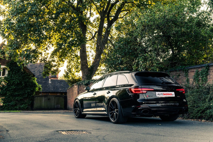 Klapkový catback výfuk AUDI RS4 B9 Avant 2.9 TFSI V6 OPF/GPF Milltek Sport - bez rezonátoru / leštěné koncovky