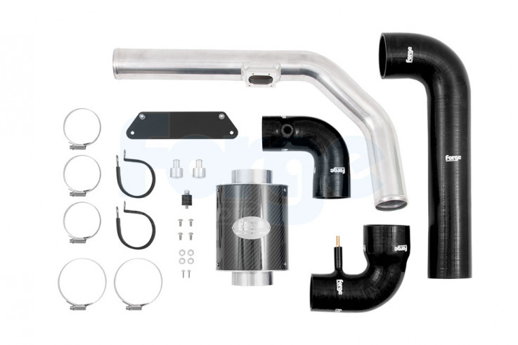 Forge Motorsport Induction Kit for Suzuki Swift Sport 1.4 Turbo ZC33S - alloy pipe/black hoses