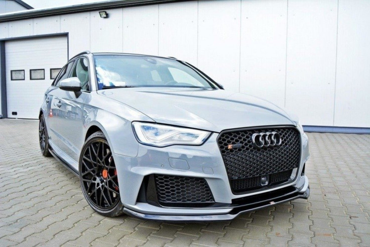Maxton Design Spoiler předního nárazníku Audi RS3 8V Sportback V.1 - karbon