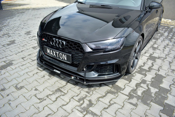 Maxton Design Spoiler předního nárazníku Racing Audi RS3 8V Sportback Facelift V.1