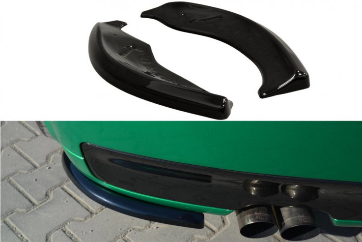 Maxton Design Boční lišty zadního nárazníku Audi S3 8L - texturovaný plast