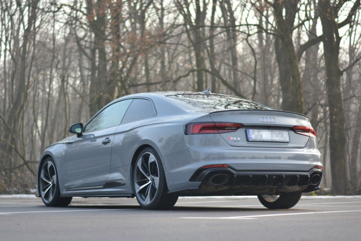 Maxton Design Spoiler zadního nárazníku Audi RS5 B9 Coupe/Sportback - texturovaný plast