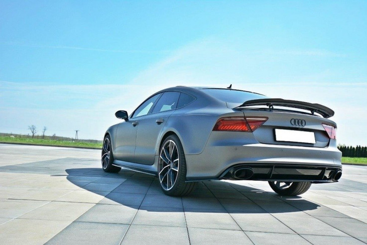 Maxton Design Spoiler zadního nárazníku Audi RS7 C7 Facelift - texturovaný plast