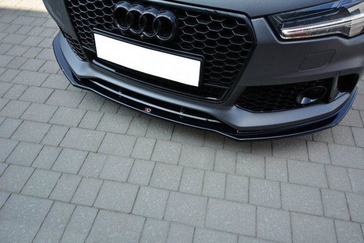 Maxton Design Spoiler předního nárazníku Audi RS7 C7 Facelift V.1 - karbon