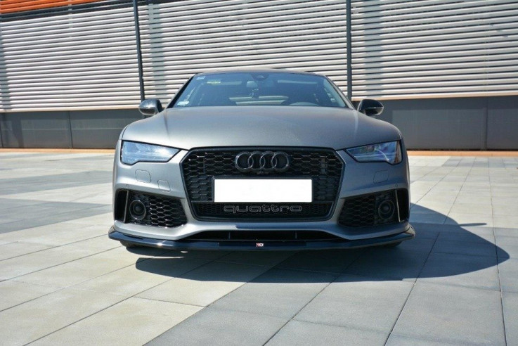 Maxton Design Spoiler předního nárazníku Audi RS7 C7 Facelift V.2 - karbon