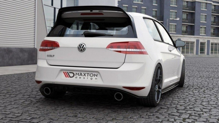 Maxton Design Nástavec střešního spoileru VW Golf Mk7 GTI Clubsport - texturovaný plast